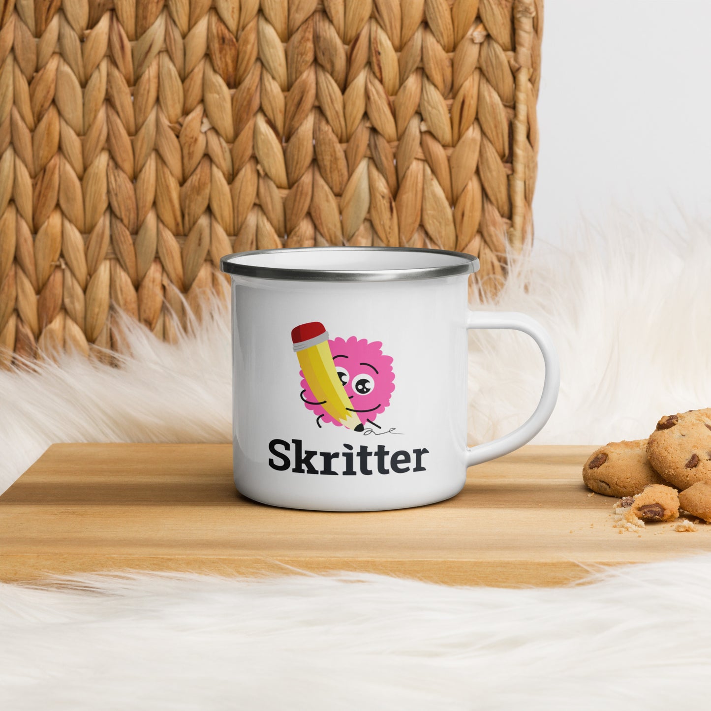 Enamel Skritter Critter Mug (Small - 12oz/355ml)